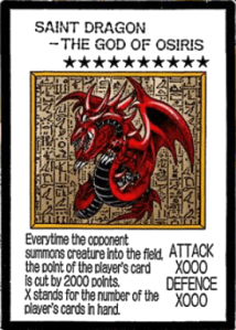 Slifer Manga Card